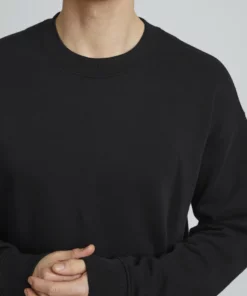 Solid SDLENZ CREW - Sweatshirt - True Black -Élégance Boutique 5e14437fcef54e83bbbcb46020026a7d