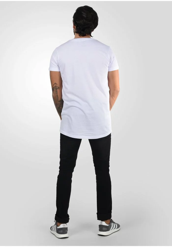 Solid SDLONGO - T-shirt Basique - White 3 Solid SDLONGO - T-shirt Basique - White – Image 3