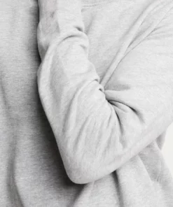 Solid MORGAN CREW - Sweatshirt - Light Grey -Élégance Boutique 617a93135cc94081a47b27018648dd29