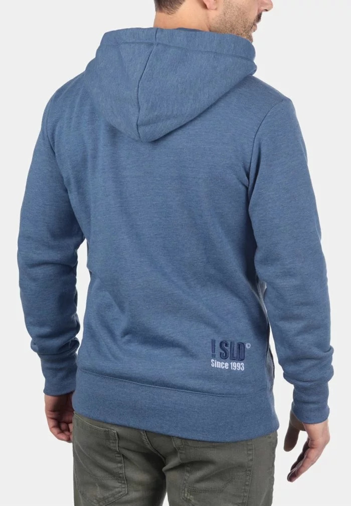 Solid SDBENNZIP - Sweat à Capuche Zippé - Faded Blue 2 Solid SDBENNZIP - Sweat à Capuche Zippé - Faded Blue – Image 2