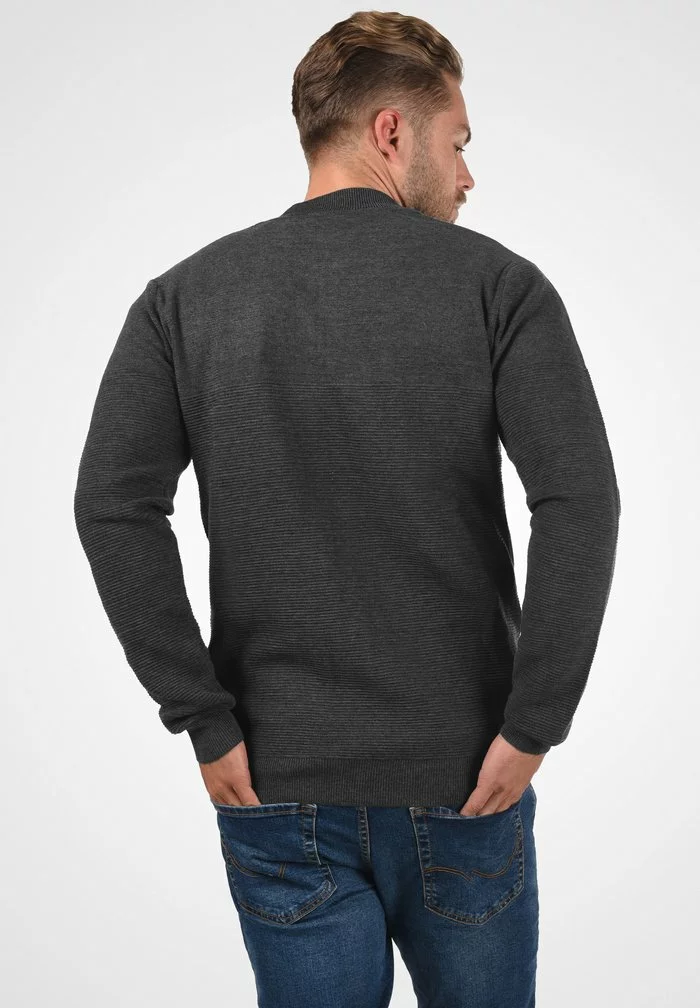 Solid CEZAR - Gilet - Dark Grey Melange 3 Solid CEZAR - Gilet - Dark Grey Melange – Image 3