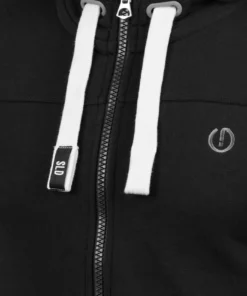 Solid SDBENJAMINZIP - Sweat à Capuche Zippé - Black -Élégance Boutique 641b4f490d984f02aa82b3a44b18496c