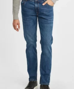 Solid SDPILTO - Jean Droit - Middle Blue Denim
