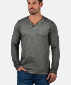 Solid SDTINOX - T-shirt à Manches Longues - Dark Grey