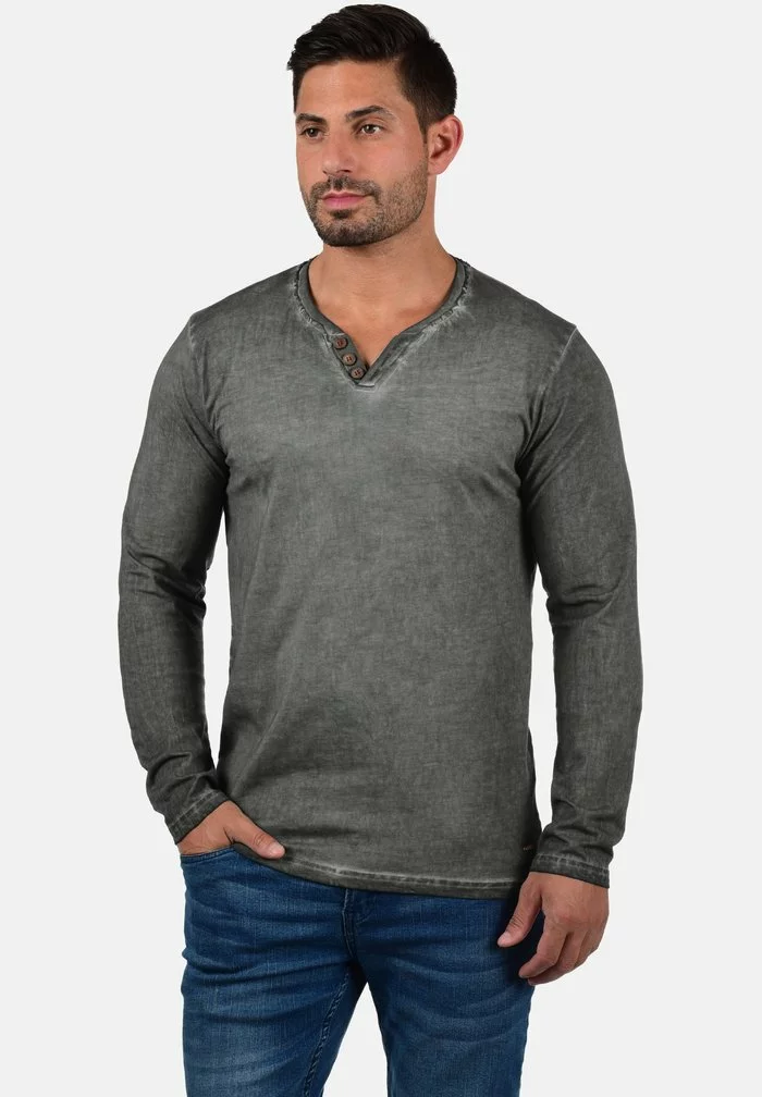 Solid SDTINOX - T-shirt à Manches Longues - Dark Grey 1 Solid SDTINOX - T-shirt à Manches Longues - Dark Grey