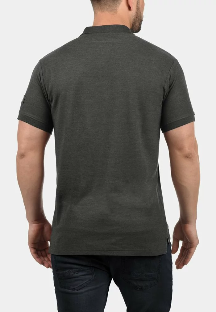 Solid SDTRIPPOLO - Polo - Dark Grey 2 Solid SDTRIPPOLO - Polo - Dark Grey – Image 2