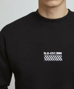 Solid SDRUBIO - Sweatshirt - True Black -Élégance Boutique 687a19e2381d4e0a89ea1dc840b86dd2