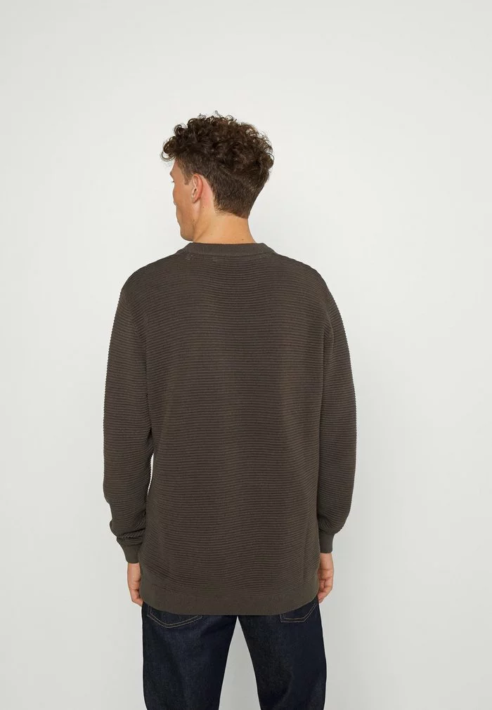 Solid VALENCIA - Pullover - Dark Brown 3 Solid VALENCIA - Pullover - Dark Brown – Image 3