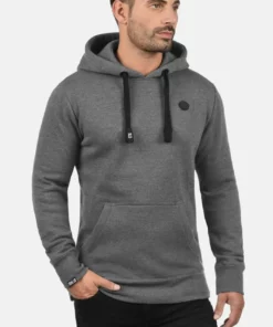 Solid SDBENO - Sweat à Capuche - Grey Melange
