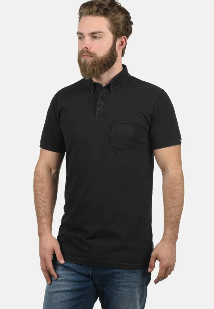 Solid SDPAT - Polo - Black 1 Solid SDPAT - Polo - Black