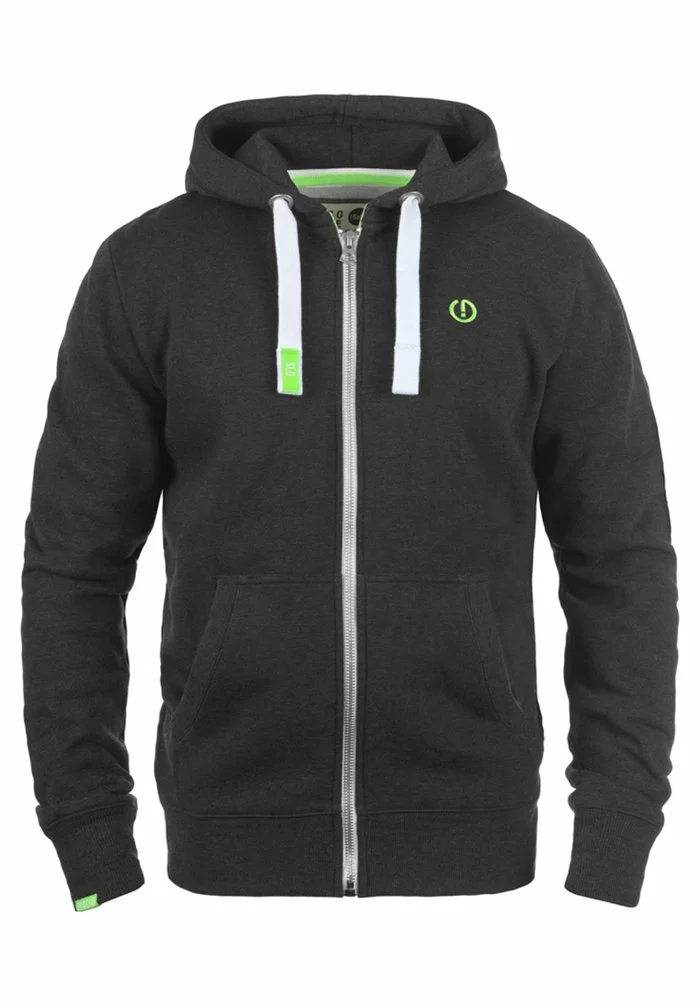 Solid SDBENNZIP - Sweat à Capuche Zippé - Dark Grey 4 Solid SDBENNZIP - Sweat à Capuche Zippé - Dark Grey – Image 4