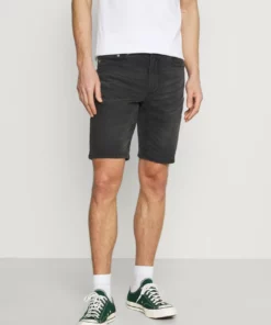 Solid Short En Jean - Grey Denim