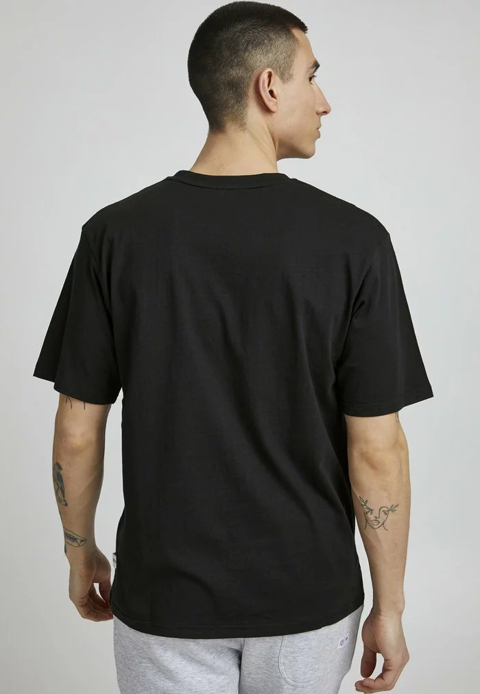 Solid T-shirt Imprimé - True Black 3 Solid T-shirt Imprimé - True Black – Image 3