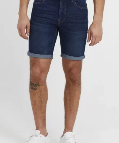 Solid SDMOYAT - Short En Jean - Dark Blue Denim