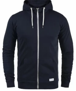 Solid SDTAMBO - Sweat à Capuche Zippé - Insignia Blue -Élégance Boutique 7060d3f788784480b370b0dabbb4ca26