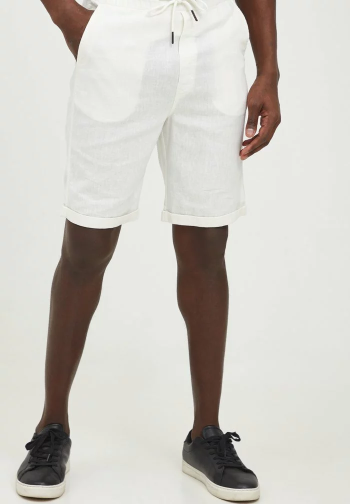 Solid SDTRUC SHORTS LINEN - Short - Off White 1 Solid SDTRUC SHORTS LINEN - Short - Off White