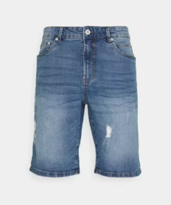 Solid SDRYDER DESTROY - Short En Jean - Light Blue Denim -Élégance Boutique 7244b2fccd6b4658acf50fa90dbcb46f