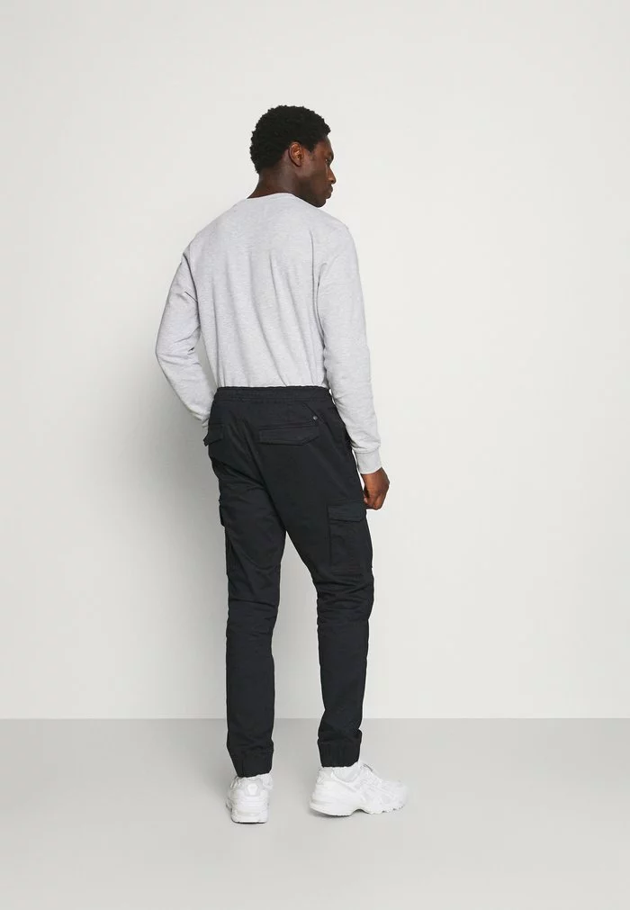 Solid JIM CUFF - Pantalon Cargo - Black 3 Solid JIM CUFF - Pantalon Cargo - Black – Image 3