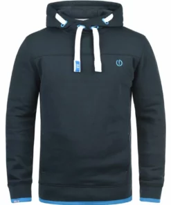 Solid SDBENJAMIN - Sweat à Capuche - Blue -Élégance Boutique 745a95a485444a0ca7fd3a025ca17ca1