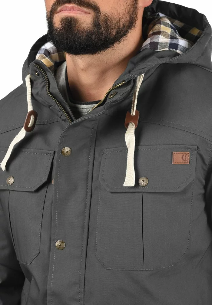 Solid SDCHARA - Veste D'hiver - Dark Grey 4 Solid SDCHARA - Veste D'hiver - Dark Grey – Image 4