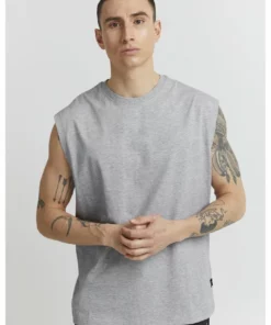 Solid Débardeur - Light Grey Melange