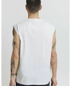 Solid Débardeur - White -Élégance Boutique 78af6fff4960433aad3a384369984a6f