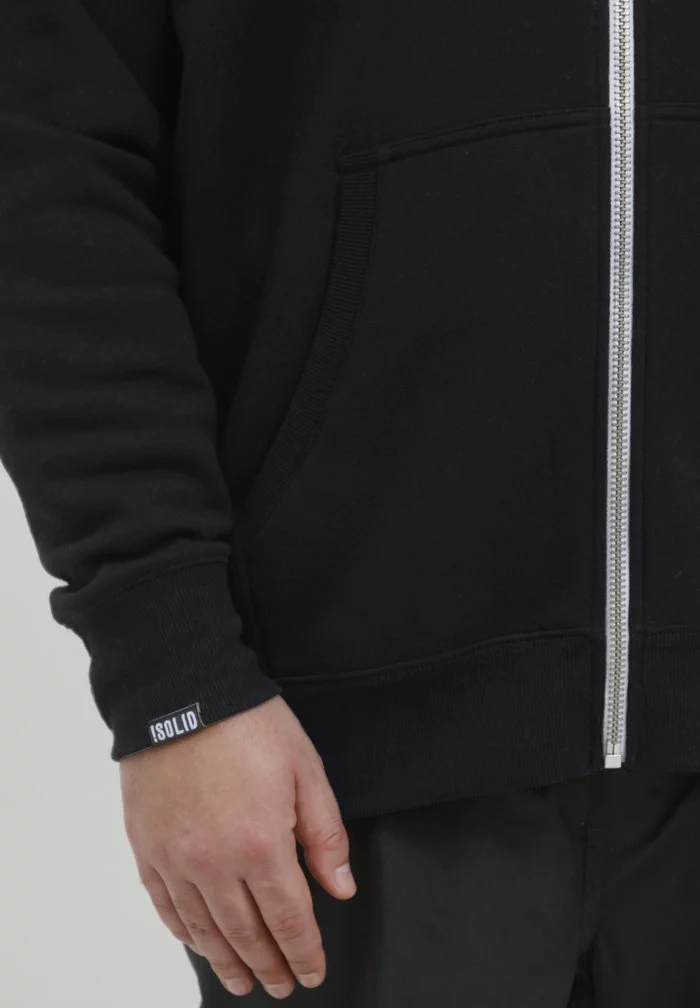 Solid SDBENNZIP BT - Sweat à Capuche Zippé - Black 5 Solid SDBENNZIP BT - Sweat à Capuche Zippé - Black – Image 5