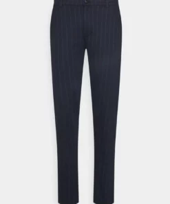 Solid BARRO STRIPE PANTS - Chino - Insignia Blue -Élégance Boutique 7b3573188ada42a0b51b7a69c876806c