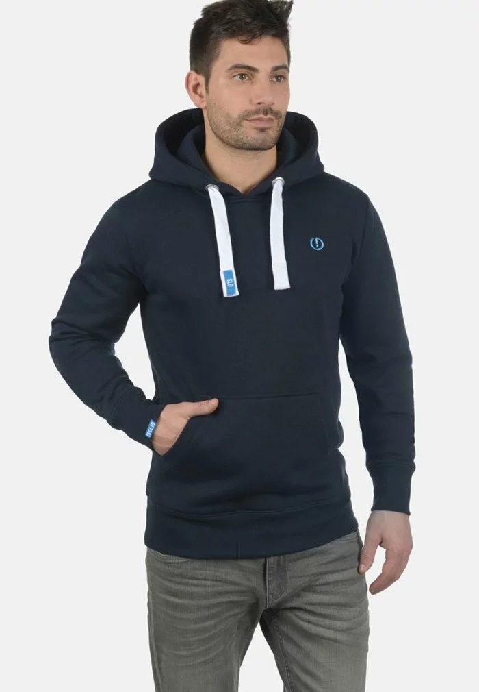 Solid SDBENNHOOD - Sweat à Capuche - Blue Melange 1 Solid SDBENNHOOD - Sweat à Capuche - Blue Melange