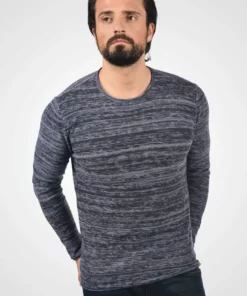Solid SDKNIT - Pullover - Navy Mela