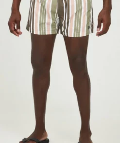 Solid SDHART STRIPE - Short De Bain - Coral Cloud