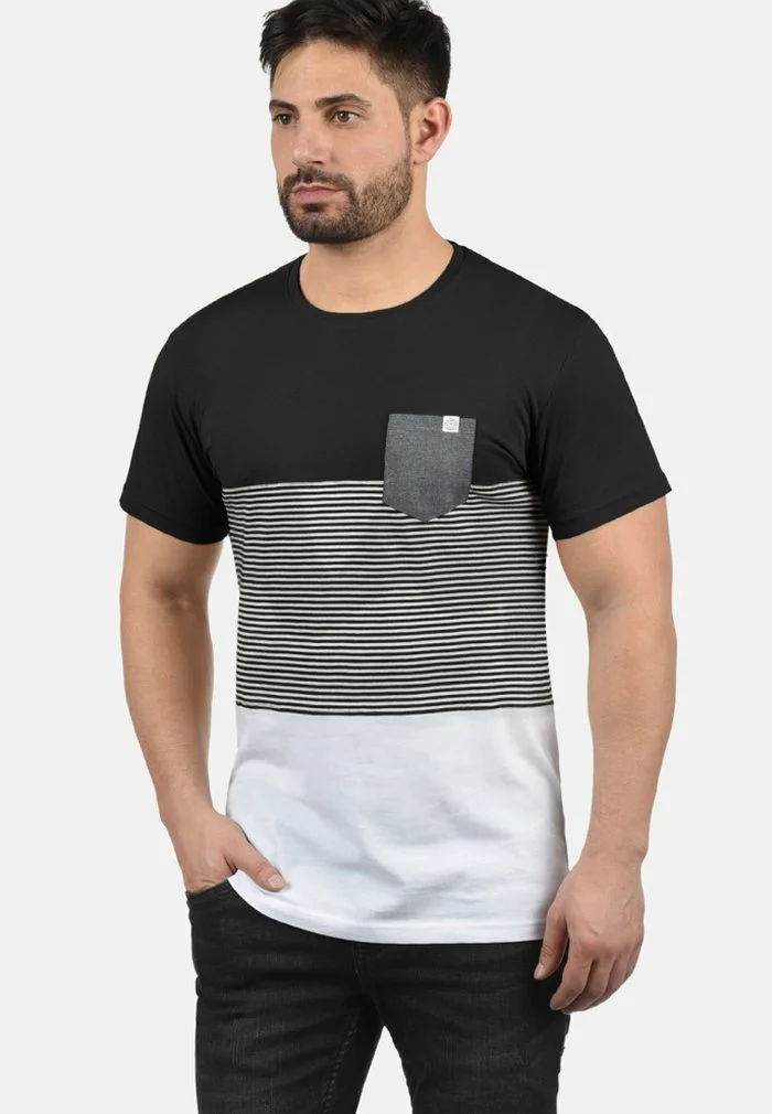 Solid SDMALTE - T-shirt Imprimé - Black 1 Solid SDMALTE - T-shirt Imprimé - Black