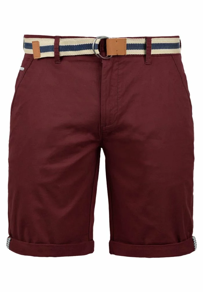 Solid SDMONTY - Short - Wine Red 3 Solid SDMONTY - Short - Wine Red – Image 3