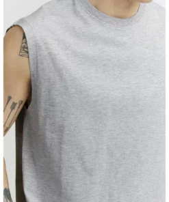 Solid Débardeur - Light Grey Melange 9 Solid Débardeur - Light Grey Melange -Élégance Boutique 7d90d36a526442cdac320a7afd5dc3d3