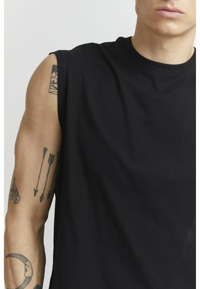 Solid Débardeur - True Black 3 Solid Débardeur - True Black – Image 3