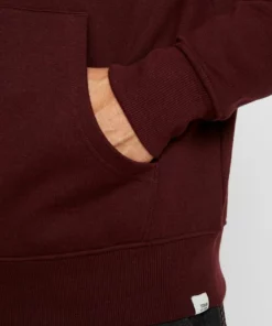 Solid SDSWEAT - Sweat à Capuche Zippé - Wine -Élégance Boutique 7f63ea834b2e48d0aab874761cd527ec