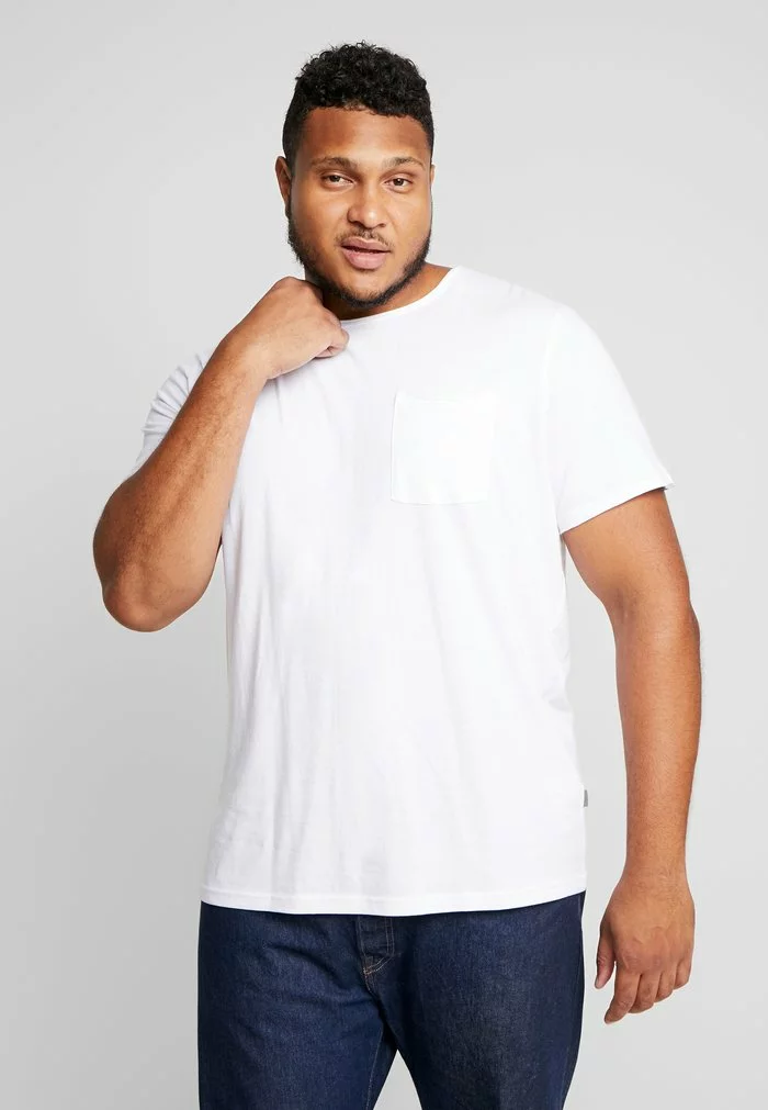 Solid GAYLIN - T-shirt Basique - White 1 Solid GAYLIN - T-shirt Basique - White