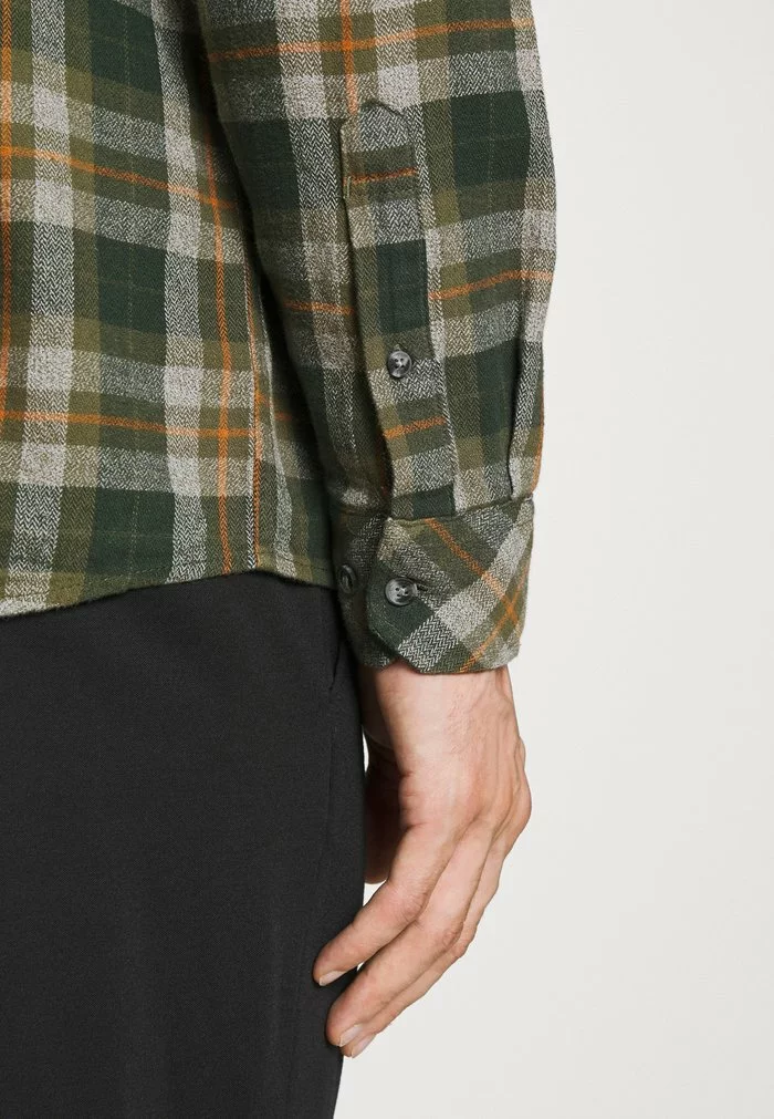 Solid SDTERKIL HERRINGBONE CHECK 21105659 - Chemise - Deep Forest 6 Solid SDTERKIL HERRINGBONE CHECK 21105659 - Chemise - Deep Forest – Image 6