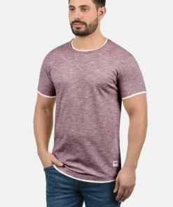 Solid SDRIGOS - T-shirt Basique - Wine Red