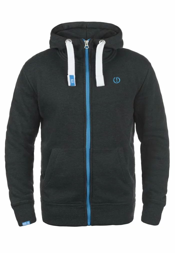 Solid SDBENN - Sweat à Capuche Zippé - Dark Grey 5 Solid SDBENN - Sweat à Capuche Zippé - Dark Grey – Image 5