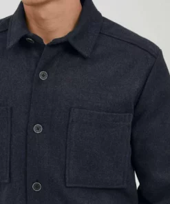 Solid LIAM - Veste Mi-saison - Insignia Blue Melange -Élégance Boutique 803dc399be3c43b6aa770e4311e1d265