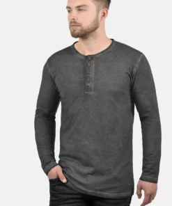 Solid SDTIMUR - T-shirt à Manches Longues - Dark Grey