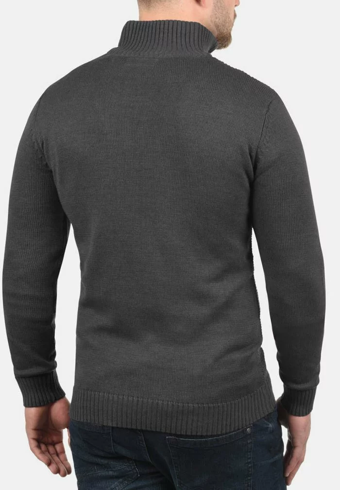 Solid SDTOMMY - Pullover - Dark Grey 2 Solid SDTOMMY - Pullover - Dark Grey – Image 2
