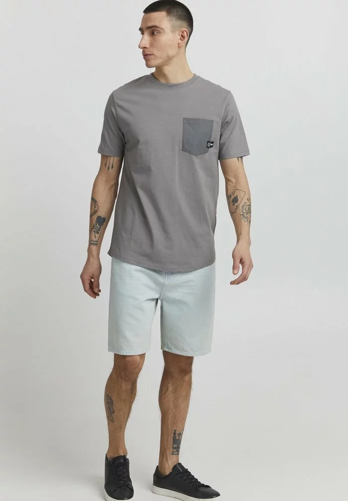 Solid SDBRAYSON - Short En Jean - Light Vintage Blue Denim 2 Solid SDBRAYSON - Short En Jean - Light Vintage Blue Denim – Image 2