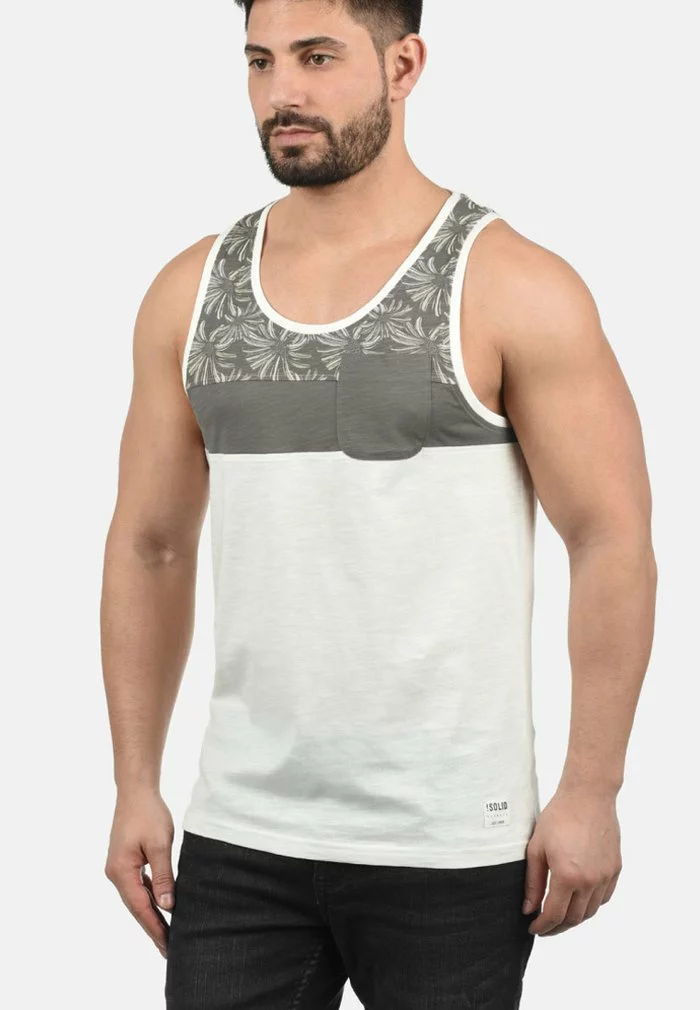 Solid SDFLO - Débardeur - Mid Grey 1 Solid SDFLO - Débardeur - Mid Grey