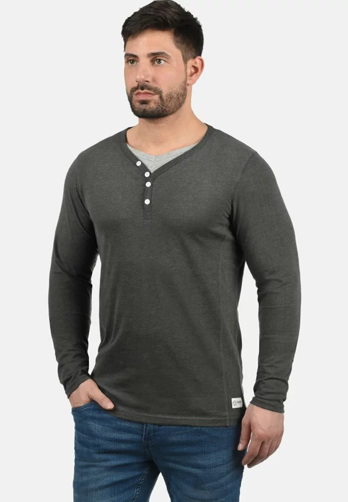 Solid SDDORIANO - T-shirt à Manches Longues - Dark Grey 1 Solid SDDORIANO - T-shirt à Manches Longues - Dark Grey