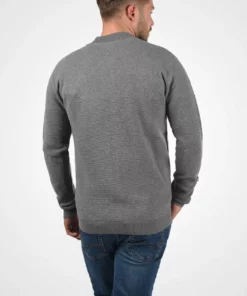 Solid CEZAR - Gilet - Grey Melange -Élégance Boutique 83ba424281784a48a1b9ff3a9900d84b