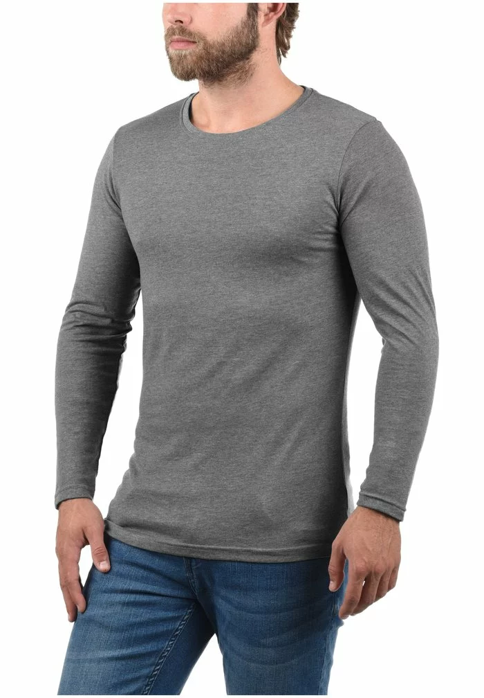 Solid SDBASAL - T-shirt à Manches Longues - Off White 2 Solid SDBASAL - T-shirt à Manches Longues - Off White – Image 2