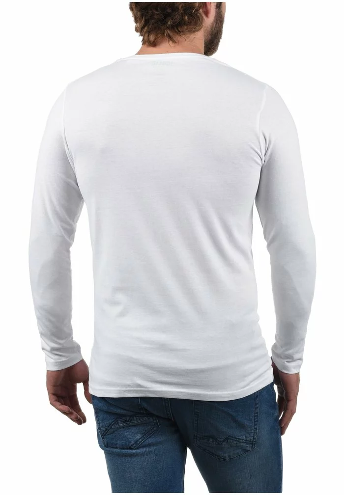 Solid SDBASAL - T-shirt à Manches Longues - Off White 4 Solid SDBASAL - T-shirt à Manches Longues - Off White – Image 4