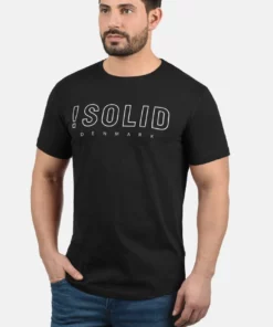 SDSOLIDO - T-shirt Imprimé - Black